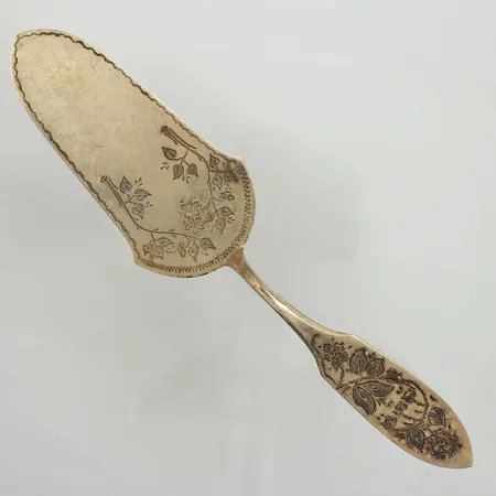 Tårtspade, modell Tornedal, längd 21cm, Mema, år 1983, 830/1000 silver  Vikt: 64,7 g