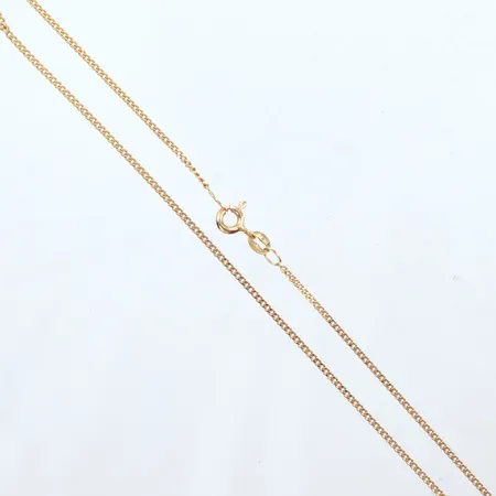 Kedja Pansar, längd 39,5, bredd 1,3mm, 18K Vikt: 2,8 g