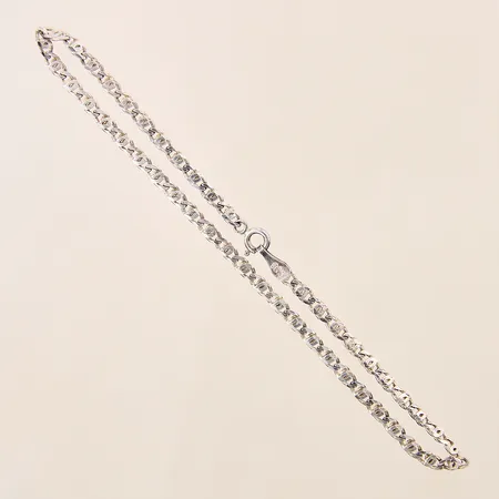 Vristlänk, längd 25,5cm, bredd 3mm, silver 925/1000 Vikt: 4,8 g