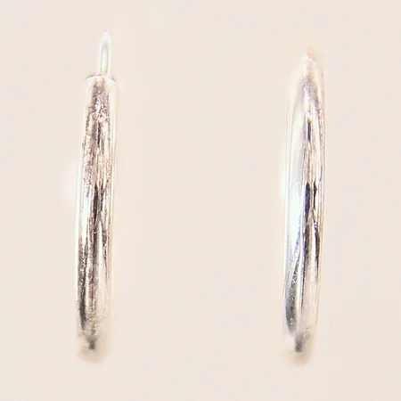 Ett par örhängen, Ø16mm, silver 925/1000 Vikt: 0,8 g