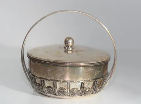 Sockerskål silver   Vikt: 352 g