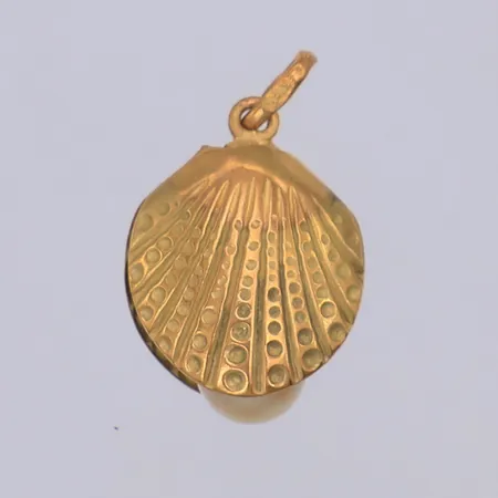 Hänge odlad saltvattenpärla, 24mm, 18K Vikt: 2,1 g