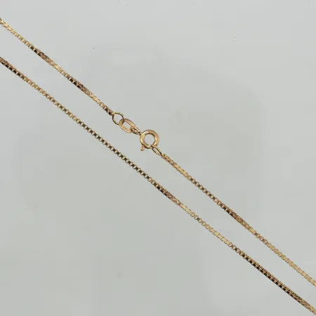 Kedja Venezia, längd 45cm, bredd ca 1,1mm, Guldfynd, 18K Vikt: 5 g