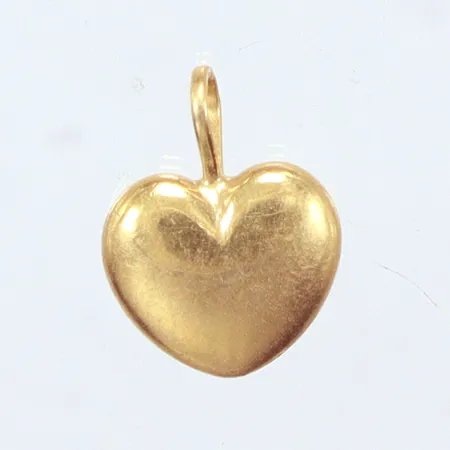 Hänge, hjärta, massiv, Alton, år 1977, 1,7cm, 18k Vikt: 6,6 g