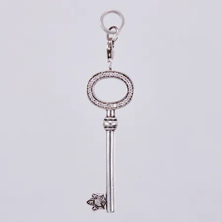 Hänge med stenar, nyckel, längd: ca 8cm, bredd: ca 1-20mm, Thomas sabo, silver, 925/1000 Vikt: 12,6 g
