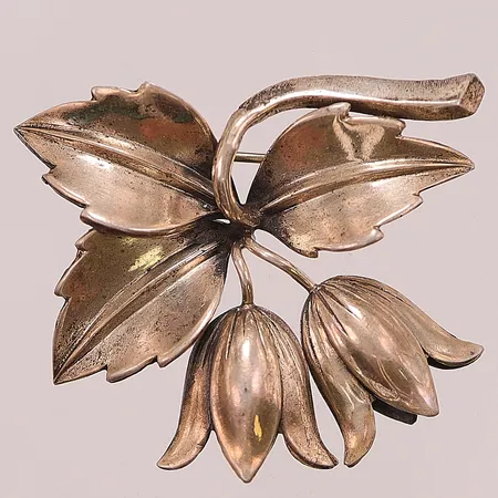 Brosch "blomma", 41mm, 830/1000 Silver 9,0g.