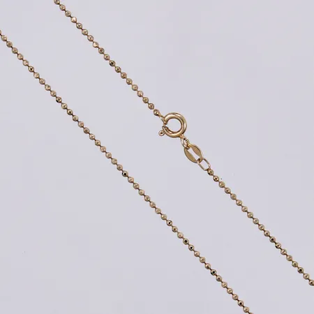 Kedja kullänk, längd: ca 79,7cm, bredd: ca 1-2mm, förgyllt silver, 925/1000 Vikt: 4,7 g