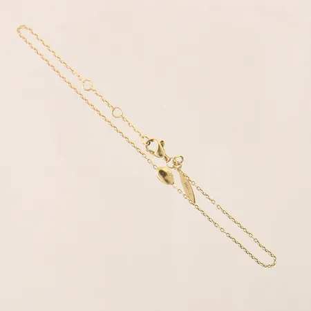Armband Ankar med integrerat hänge, längd: 18,5cm, bredd: 1-3,8mm, Drakenberg Sjölin, 18K  Vikt: 1,3 g