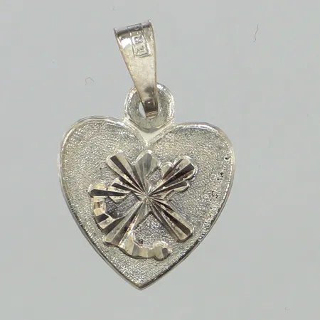 Hänge, längd 20mm, bredd 12,5mm, 925/1000 silver  Vikt: 1,3 g