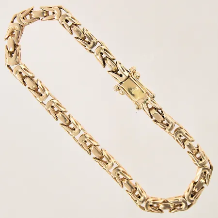Armband Kejsarlänk, längd 21,5cm, bredd 5mm, 18K Vikt: 42,5 g