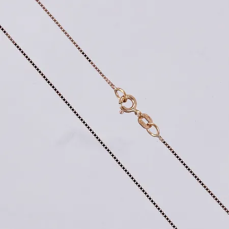 Kedja Venezia, längd ca 36cm, bredd ca 1mm, 18K Vikt: 2,2 g