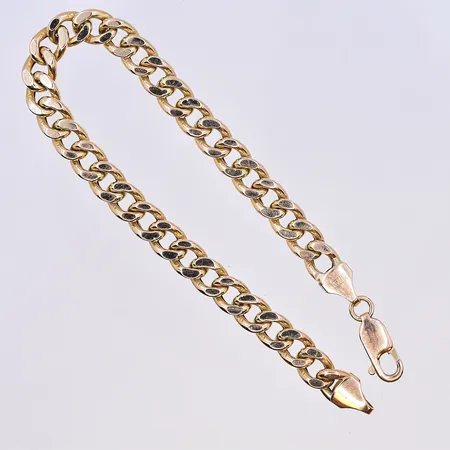 Armband Pansar, Guldfynd, ihålig, längd 19 cm, bredd 6 mm, 18K. Vikt: 9,5 g