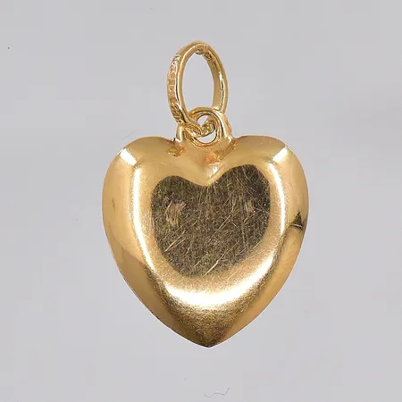 Hänge, hjärta, stl 18x12mm, 18K Vikt: 0,9 g