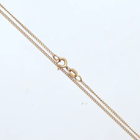 Kedja Pansar, längd 54cm, bredd 1,20mm, 18k  Vikt: 3 g