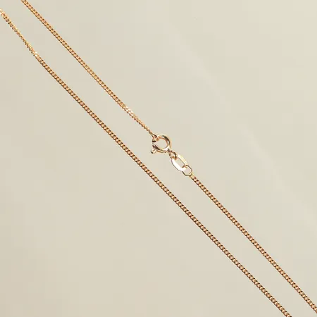 Halskedja Pansar, längd 48cm, bredd 1mm, 9K Vikt: 2,1 g