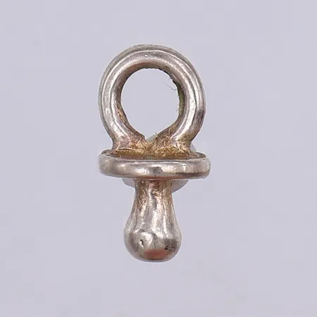 Hänge, napp, 15mm, silver Vikt: 1,1 g