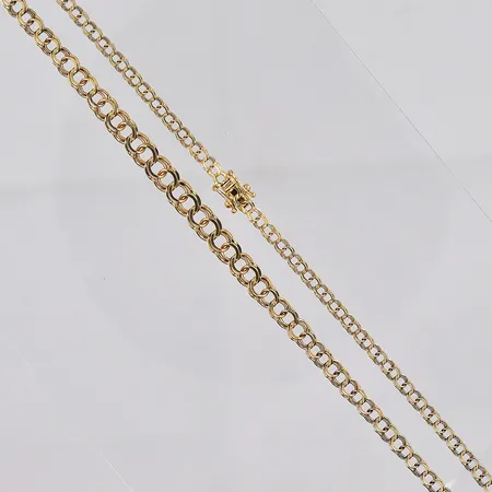 Collier doserad Bismarck, 45cm, bredd 3,3-6mm, 18K Vikt: 10,8 g