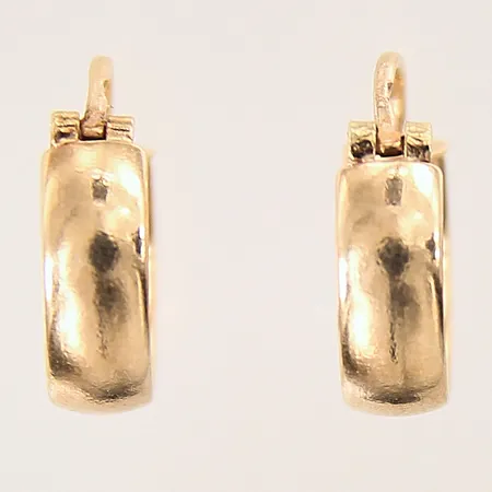 Ett par örhängen, creoler, 13x4mm, 18K Vikt: 1,5 g