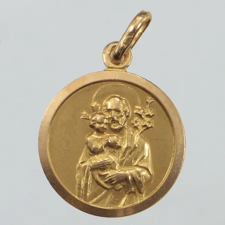 Hänge, icon, Ø14,2mm, 9K  Vikt: 1,3 g
