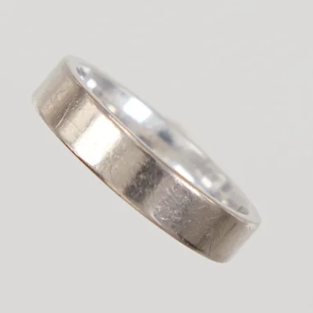 Ring, stl 20, bredd 5mm, Schalins, vitguld, 18K, Vikt: 9,5 g