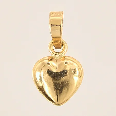 Hänge, hjärta, 13x7mm, 18K Vikt: 0,5 g