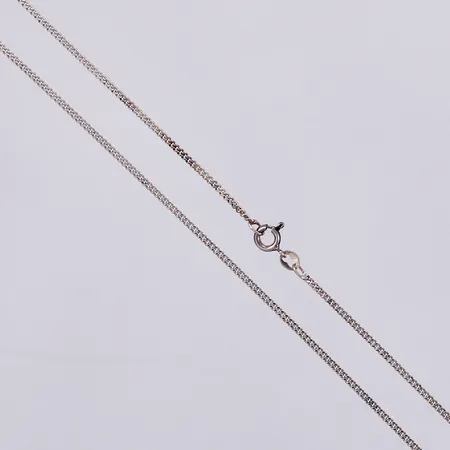 Kedja Pansar längd ca 37,5cm, bredd ca 1mm, silver Vikt: 3,2 g