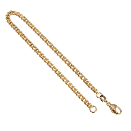 Armband Pansar, 18K guld, Svedbom & Co AB (SCO), längd 20,0 cm, bredd 3,3 mm, mycket fint skick Vikt: 9 g