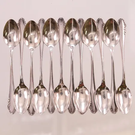 12 Moccaskedar, 11cm, HAGA, 830/1000 Silver 126,5g.