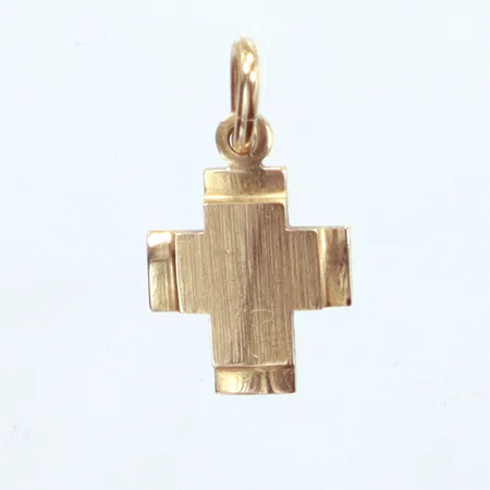 Hänge kors, längd 17mm, bredd 10,1mm, 14K Vikt: 1,1 g