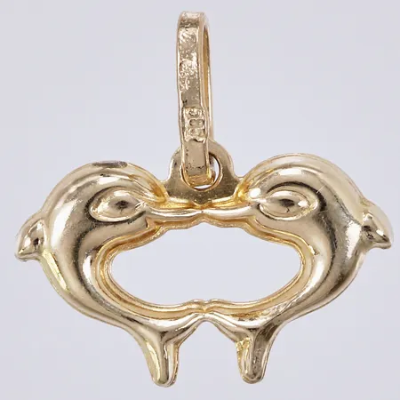 Hänge längd ca 15mm, bredd ca 16mm, 14K Vikt: 0,8 g