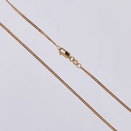 Kedja Pansar, längd ca 42cm, bredd ca 1mm, 18K Vikt: 5,4 g