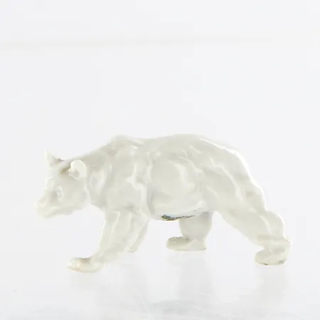 Miniatyrfigurin, Isbjörn Rosenthal, Höjd: 22mm, längd: 45mm, 