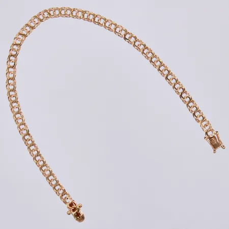 Armband Bismarck, längd: ca 18,5cm, bredd: ca 4mm, GHH, Guldsmedjan Hilden Holger, Sala, år 1964, 18K  Vikt: 5,7 g