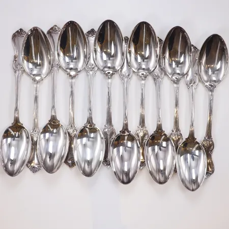 12st Matskedar modell Olga längd 18cm GAB silver 830/1000 Vikt: 568 g