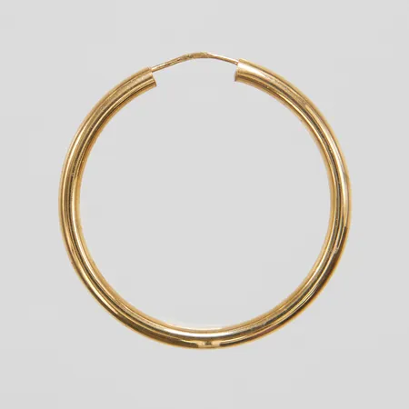 Örhänge, creol, udda, Ø28,3mm, bredd: 2,2mm, 18K Vikt: 1,1 g