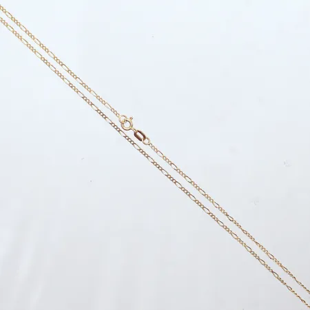 Kedja Figaro, längd 47cm, bredd 1,3mm, 14K Vikt: 1,7 g