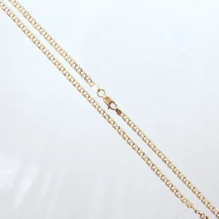 Kedja Bismarck, längd 41,5cm, bredd 3,2mm, Balestra, 18K Vikt: 5,8 g