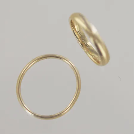 Ringar, gravyr, 18K Vikt: 8,4 g