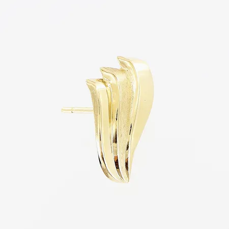 Enstaka örhänge, 17mm, stopp saknas, 18K Vikt: 0,5 g