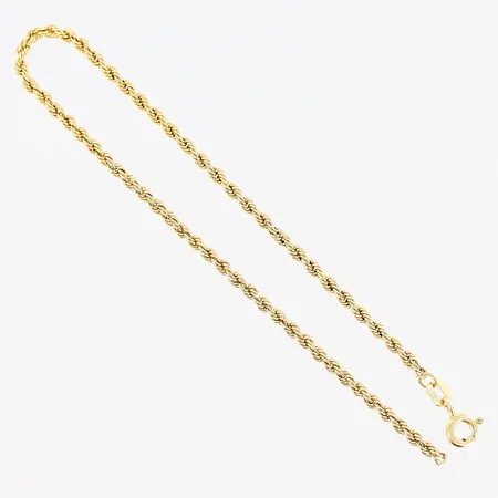 Armband Cordell, 18,5cm, bredd 2mm, defekt, lås saknas, 18K  Vikt: 1 g