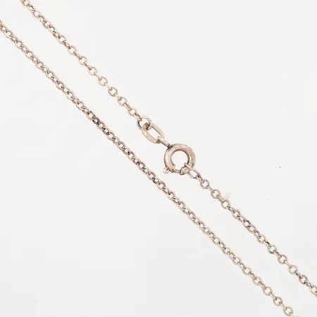 Kedja 46cm, bredd: 1mm, silver 835/1000 Vikt: 2,3 g