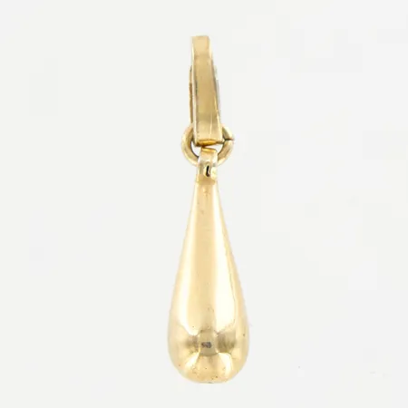 Hänge droppe, 24x5mm, förgyllt silver 835/1000 Vikt: 1,2 g