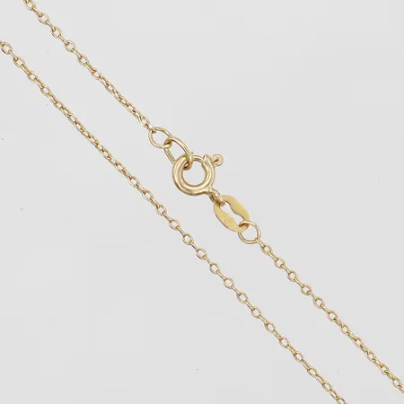Kedja, Ankar, längd: 46cm, bredd: 1mm, 18K guld Vikt: 1,7 g