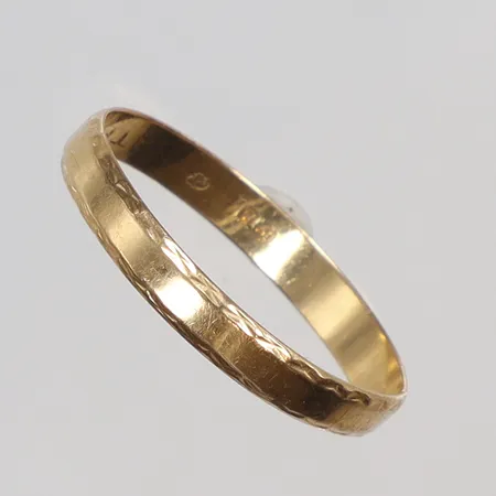 Ring, defekt skena, 18K Vikt: 1,3 g