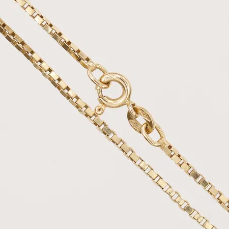 Kedja, Venezia, längd: 41cm, bredd: 1,3 mm, 18K Vikt: 6,1 g