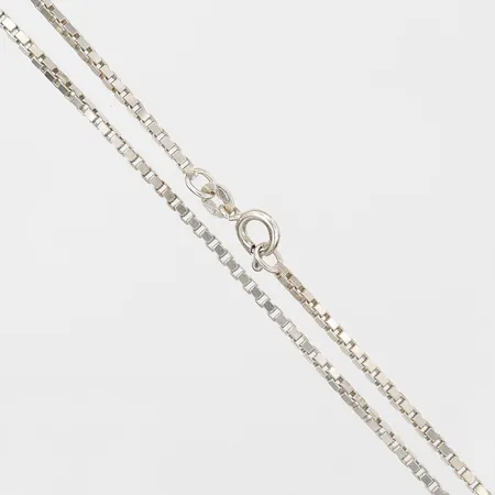 Kedja, Venezia, längd: 50cm, bredd: 2mm, 835/1000 silver Vikt: 7,9 g