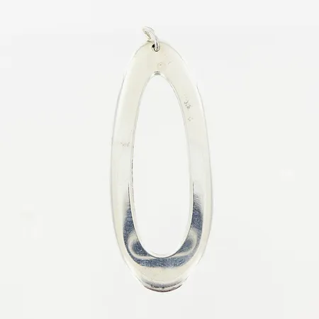Hänge Ebba Huberyc Simrishamn, 55x20mm, silver 925/1000. Vikt: 8,1 g