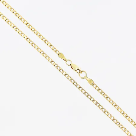 Kedja Pansar, 52cm, bredd 2,5mm, ihåliga länk, Guldfynd, 18K Vikt: 6,7 g