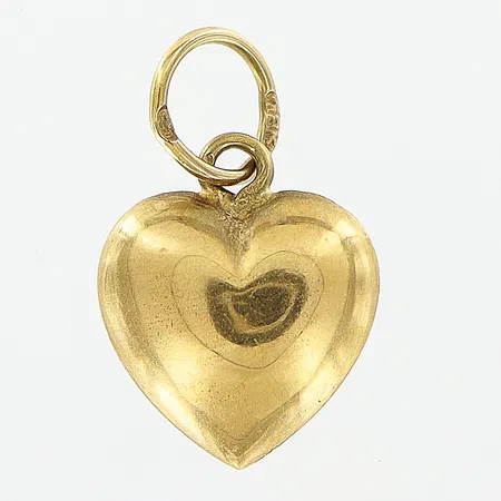Hänge, hjärta, 7,5x12,5mm, 18K Vikt: 0,2 g