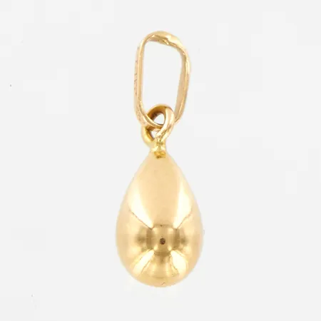 Hänge droppe, 17x6mm, 18K Vikt: 0,5 g